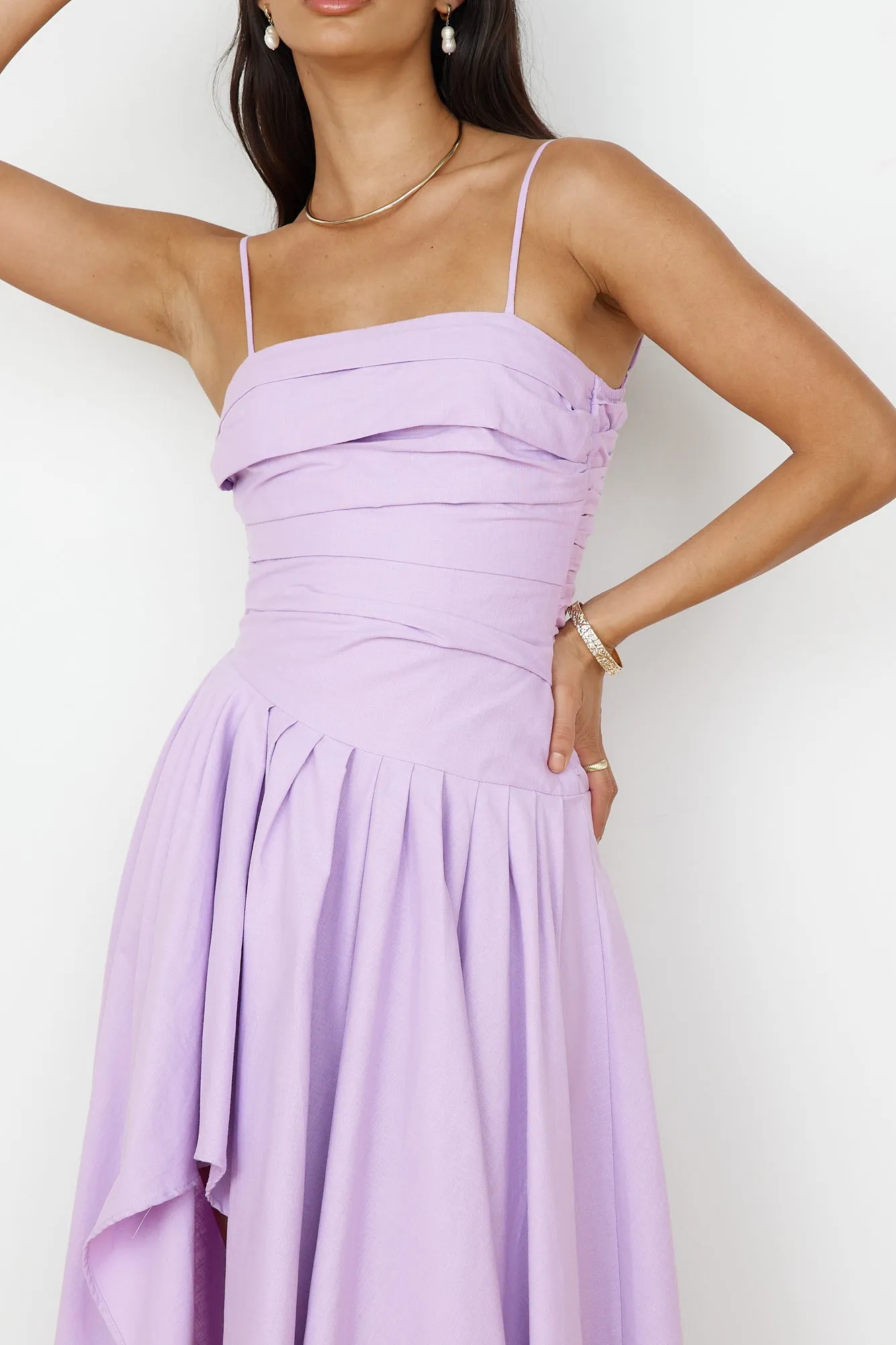 Supermoon Midi Dress Purple sold by Fortunate One product image thumbnail 4