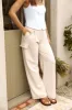 Serene Serendipity Pants Beige sold by Fortunate One