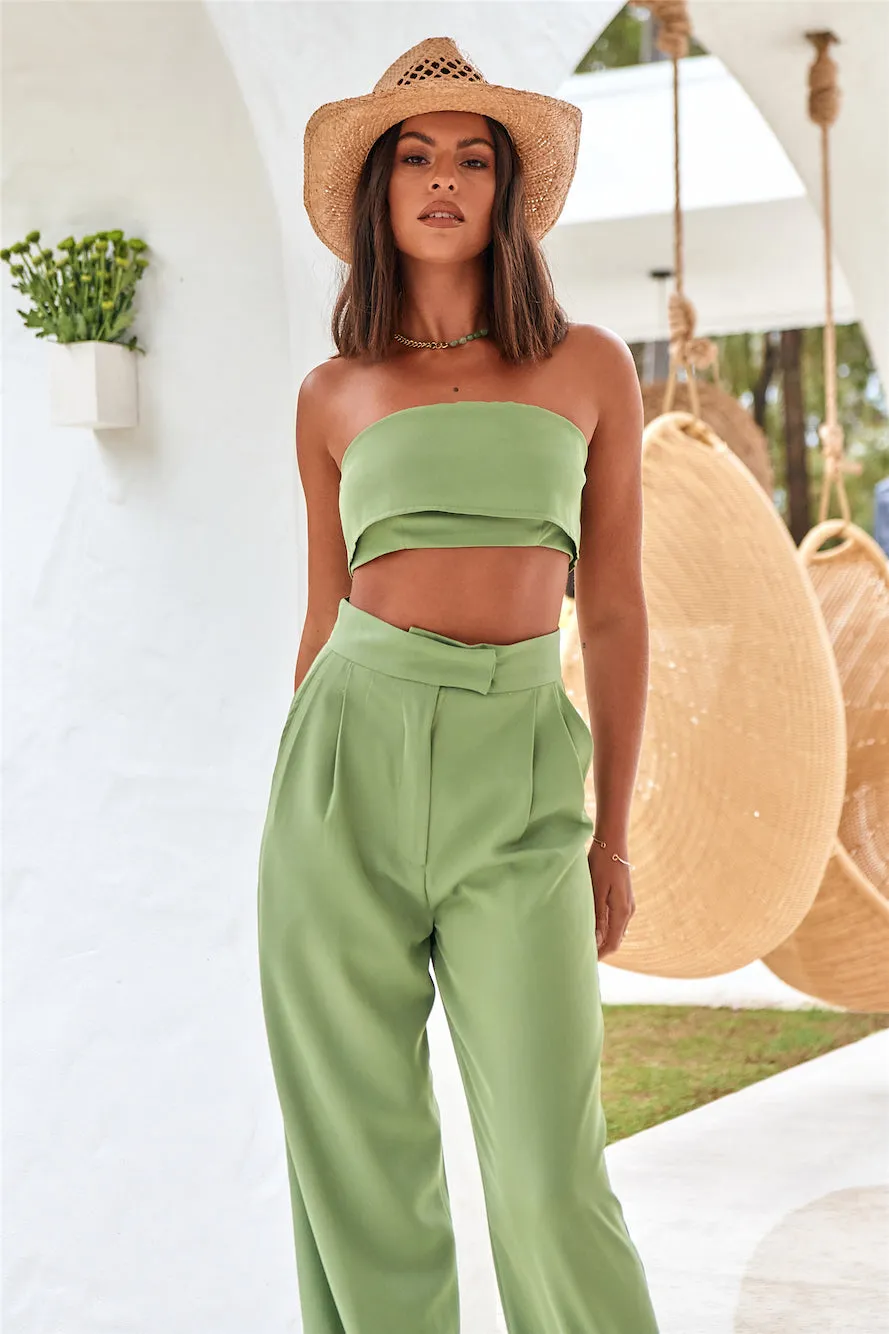 Solaris Crop Top Green sold by Fortunate One product image thumbnail 2