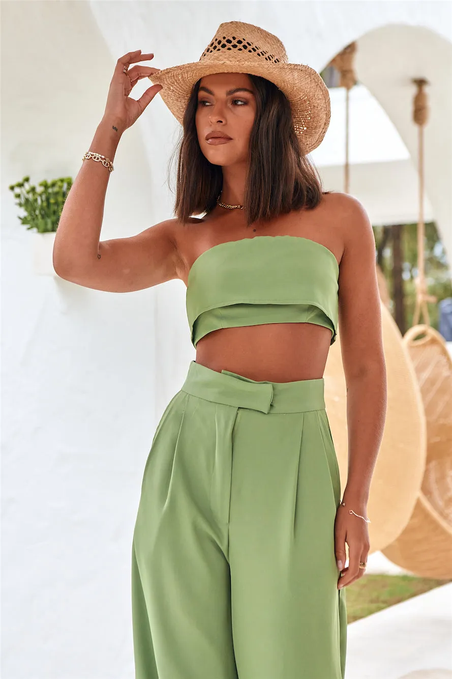Solaris Crop Top Green sold by Fortunate One product image thumbnail 4