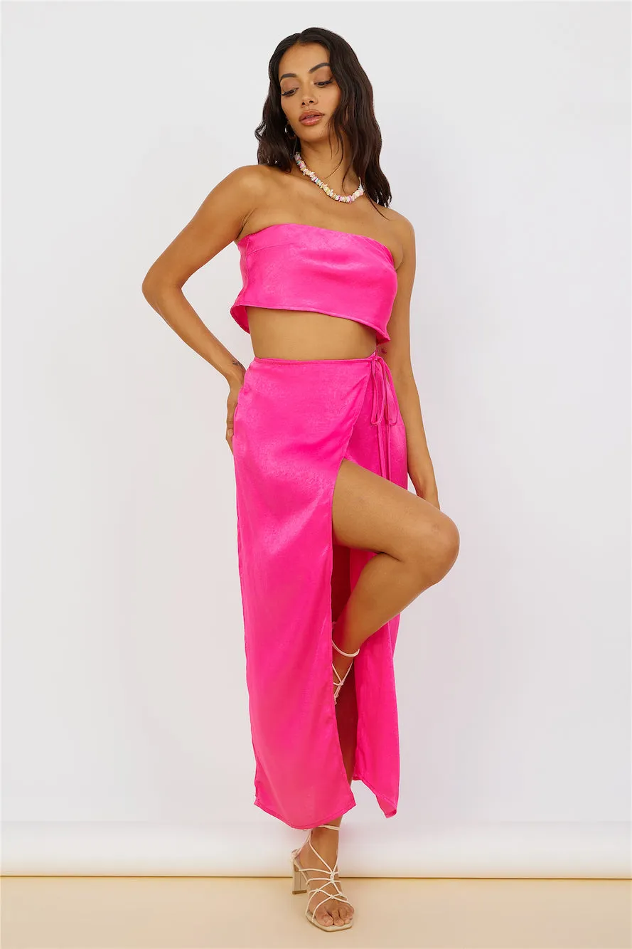 The Right Place Maxi Skirt Pink sold by Fortunate One product image thumbnail 4