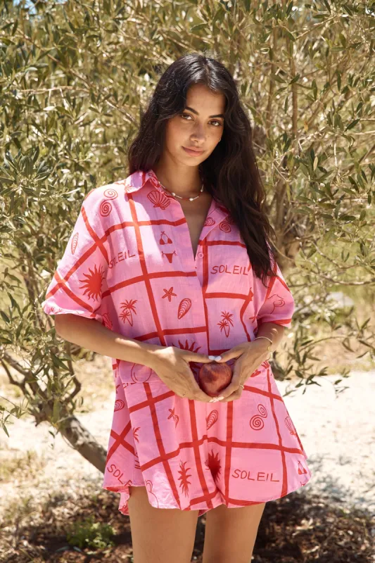 Summer Essentials Romper Pink sold by Fortunate One