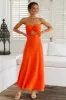 Glowing And Going Maxi Dress Orange sold by Fortunate One