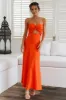 Glowing And Going Maxi Dress Orange sold by Fortunate One