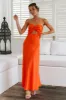 Glowing And Going Maxi Dress Orange sold by Fortunate One