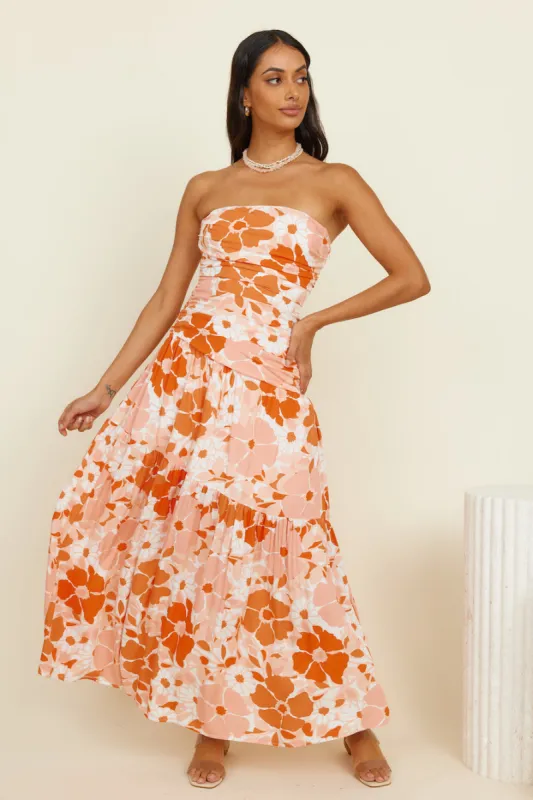 Daydreamer Maxi Dress Pink sold by Fortunate One