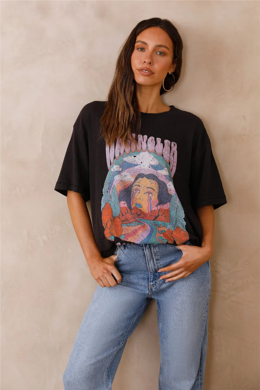 WRANGLER Slouch Tee Rainbow Tears sold by Fortunate One product image thumbnail 3