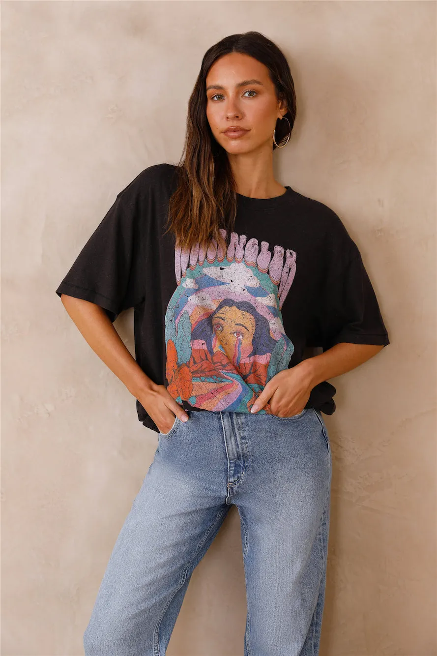 WRANGLER Slouch Tee Rainbow Tears sold by Fortunate One