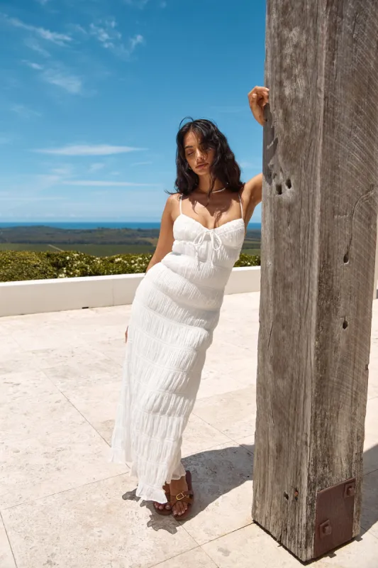 Boutique Hotel Maxi Dress White sold by Fortunate One