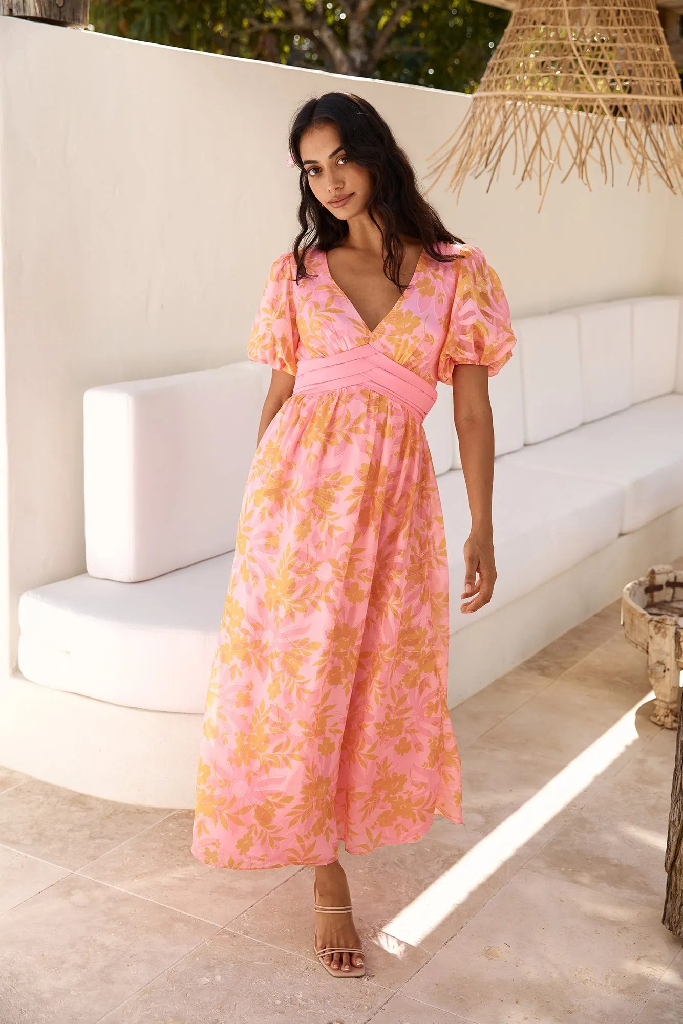 Best Wishes Maxi Dress Pink sold by Fortunate One product image thumbnail 5