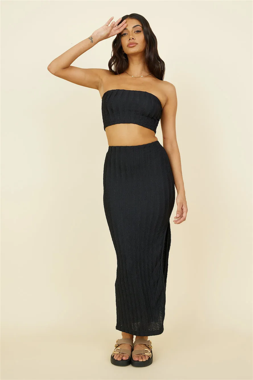 Poolside Adventure Maxi Skirt Black sold by Fortunate One product image thumbnail 2