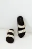 BILLINI Ziba Slides White Clay Croc sold by Fortunate One