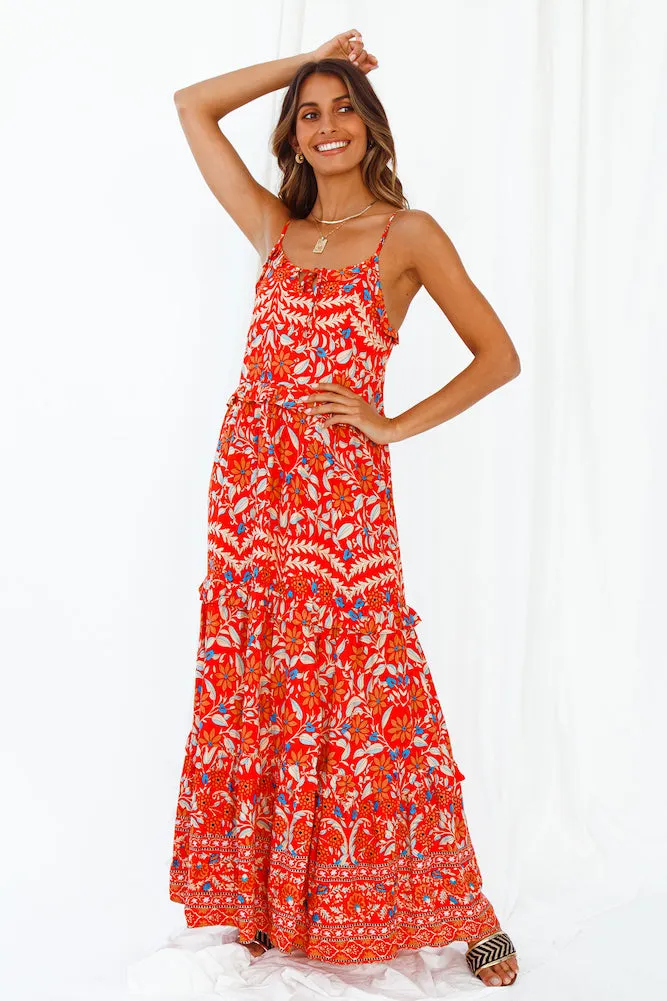 Gone To Rome Maxi Dress sold by Fortunate One product image thumbnail 4