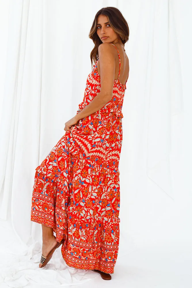 Gone To Rome Maxi Dress sold by Fortunate One product image thumbnail 5