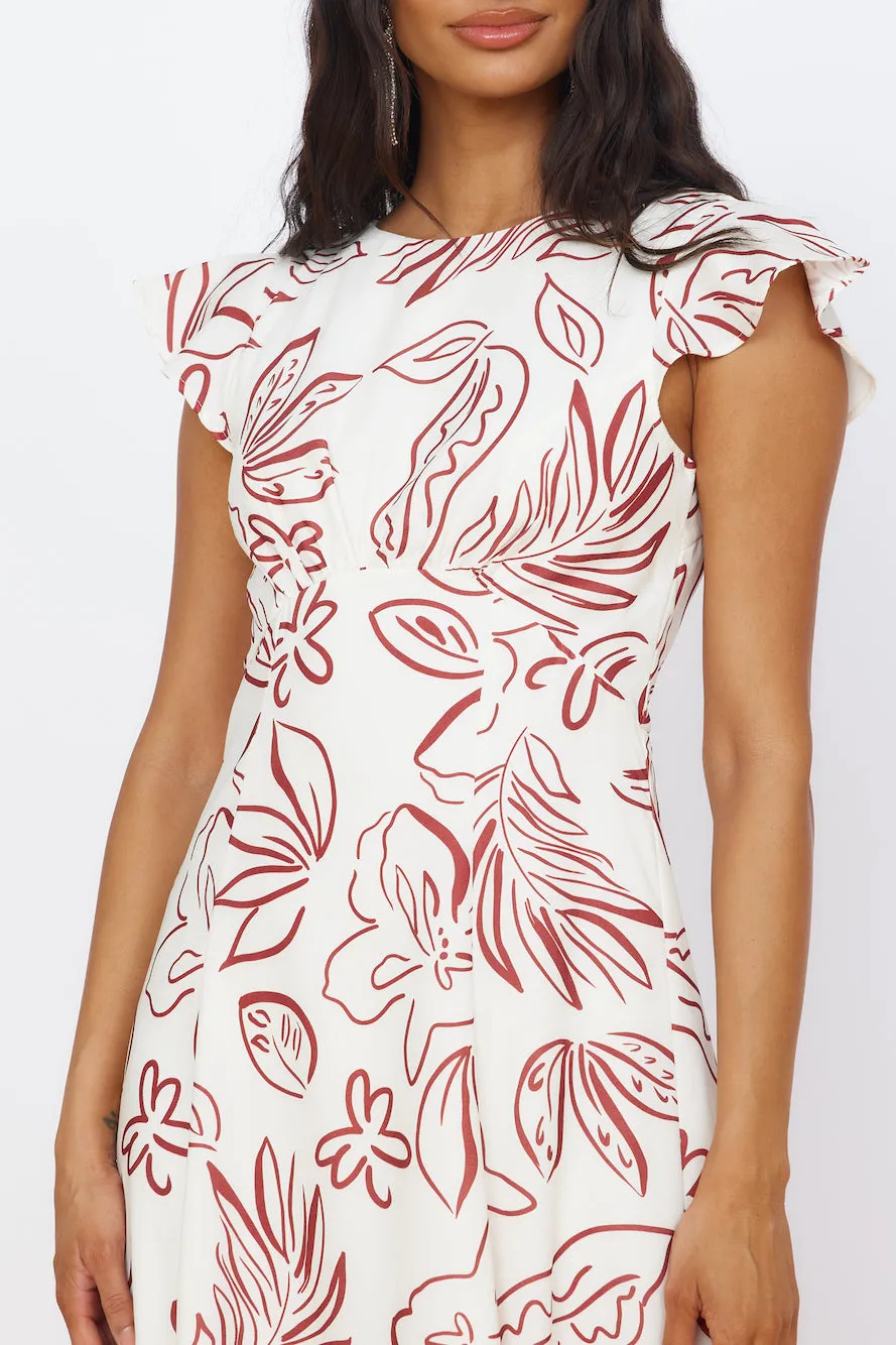 Star of Destiny Maxi Dress White sold by Fortunate One product image thumbnail 4