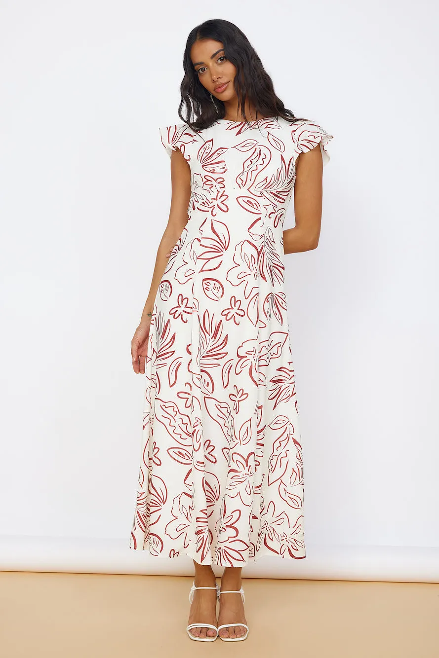 Star of Destiny Maxi Dress White sold by Fortunate One product image thumbnail 5