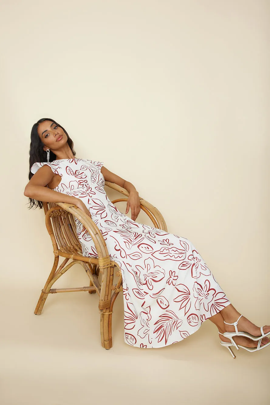 Star of Destiny Maxi Dress White sold by Fortunate One product image thumbnail 2