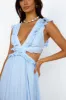 Angel Numbers Maxi Dress Blue sold by Fortunate One