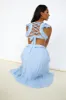Angel Numbers Maxi Dress Blue sold by Fortunate One