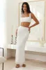 Picnic On The Beach Crop Top White sold by Fortunate One