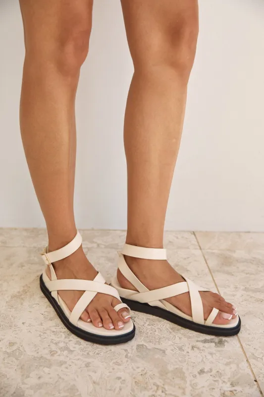 BILLINI Zinnia Sandals Bone sold by Fortunate One