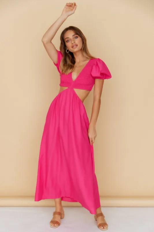 One Fine Day Maxi Dress Pink sold by Fortunate One