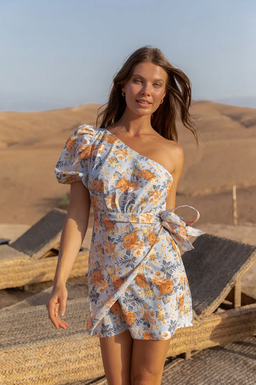 HELLO MOLLY Flowers Of The Sun Dress Blue sold by Fortunate One product image thumbnail 4