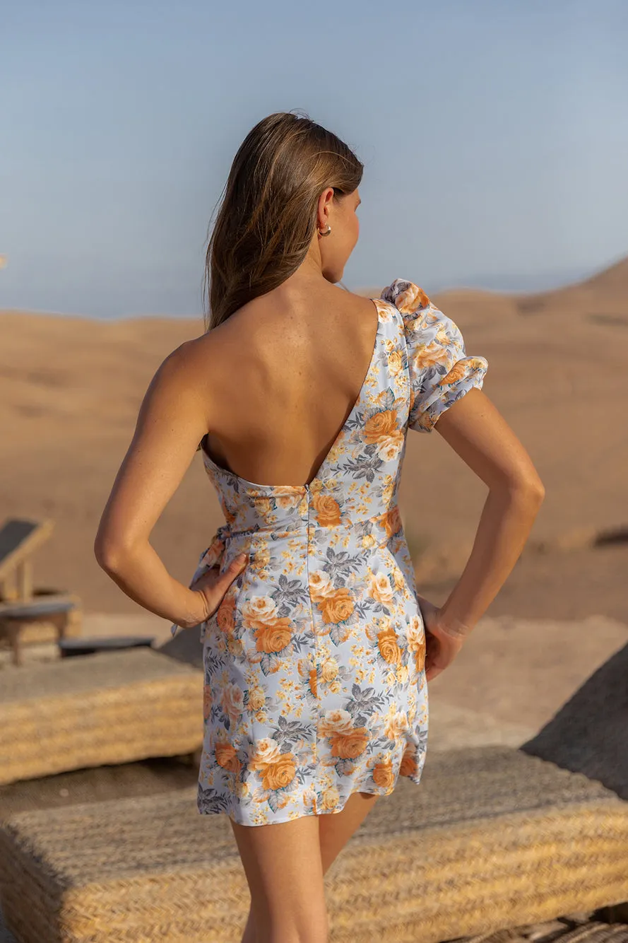 HELLO MOLLY Flowers Of The Sun Dress Blue sold by Fortunate One product image thumbnail 5