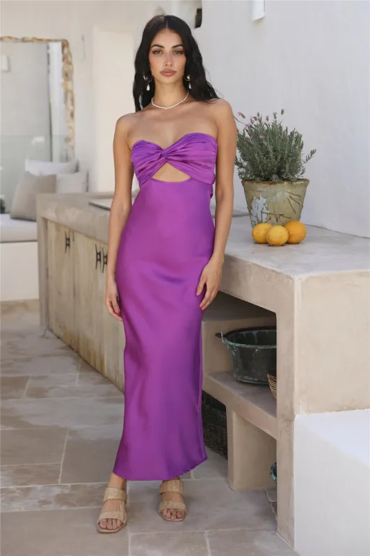 First Sight Maxi Dress Purple sold by Fortunate One