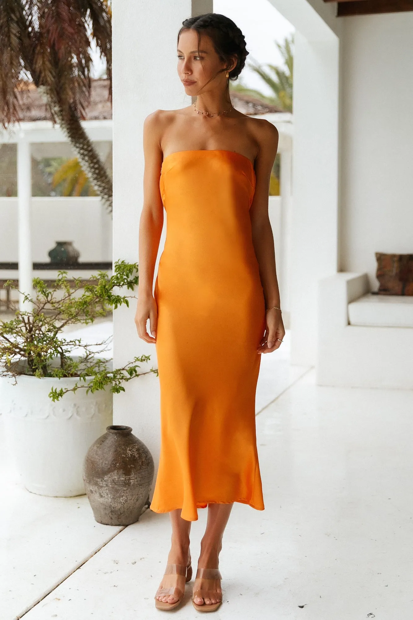 Soul Seeker Maxi Dress Orange sold by Fortunate One product image thumbnail 3