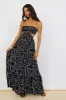 Times Have Changed Maxi Dress Black sold by Fortunate One