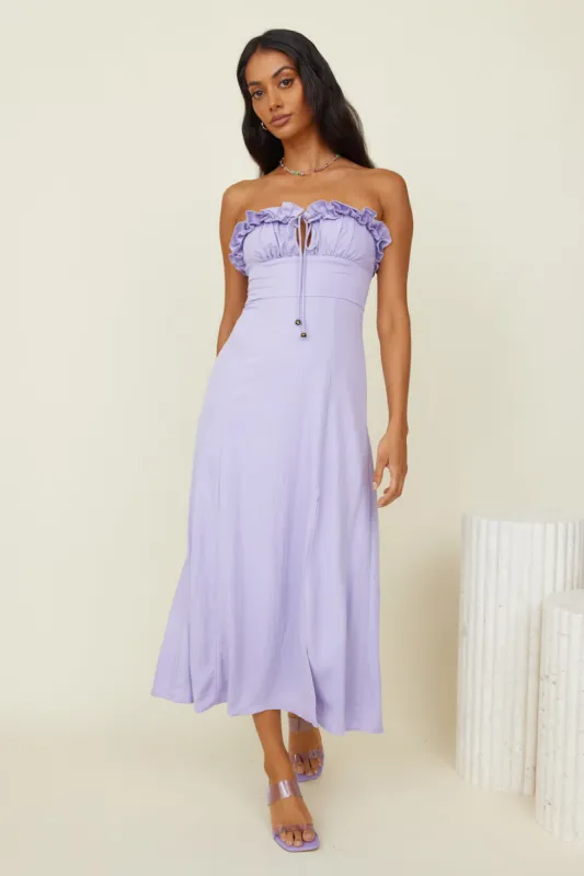 Soft Melody Maxi Dress Purple sold by Fortunate One