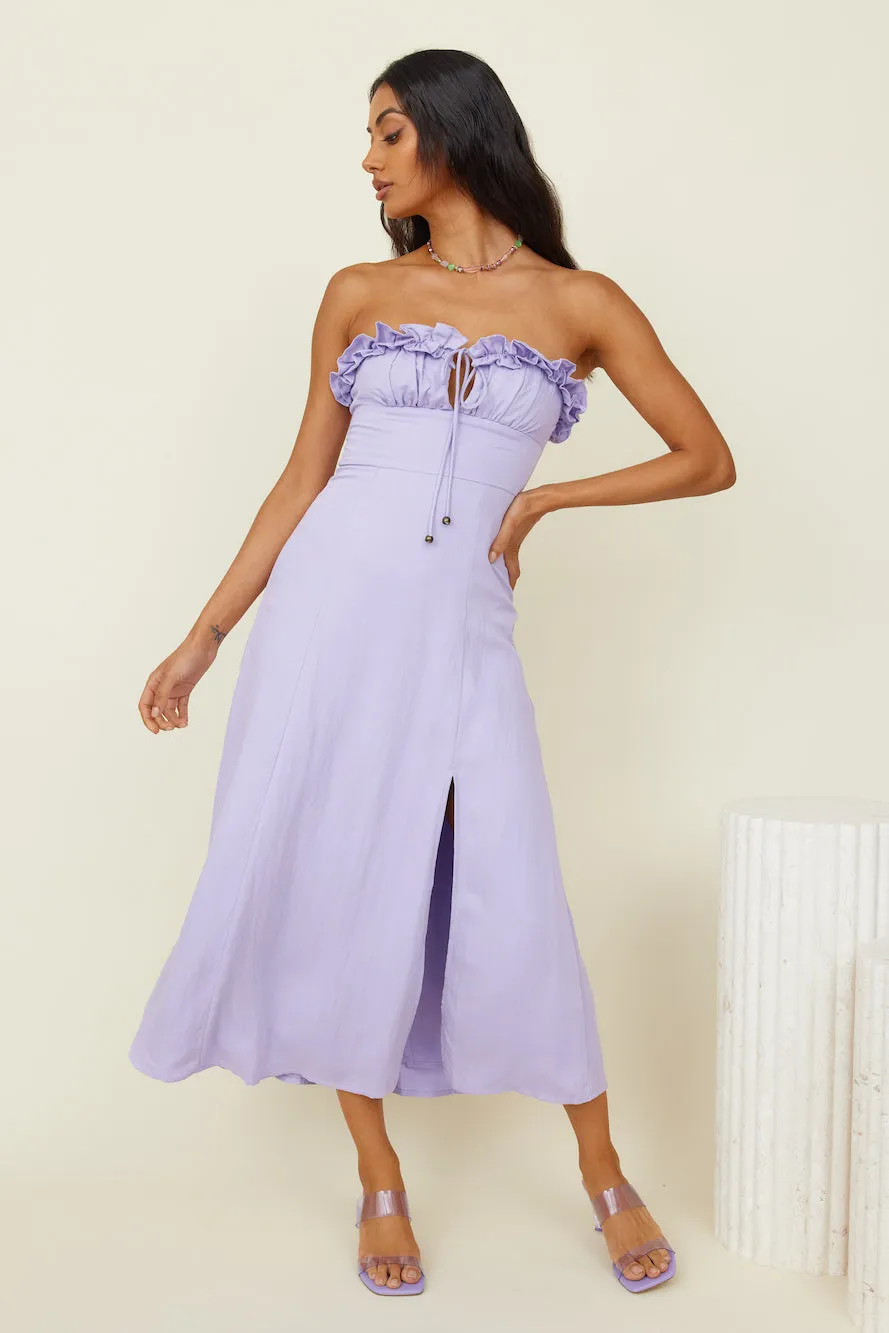 Soft Melody Maxi Dress Purple sold by Fortunate One product image thumbnail 5