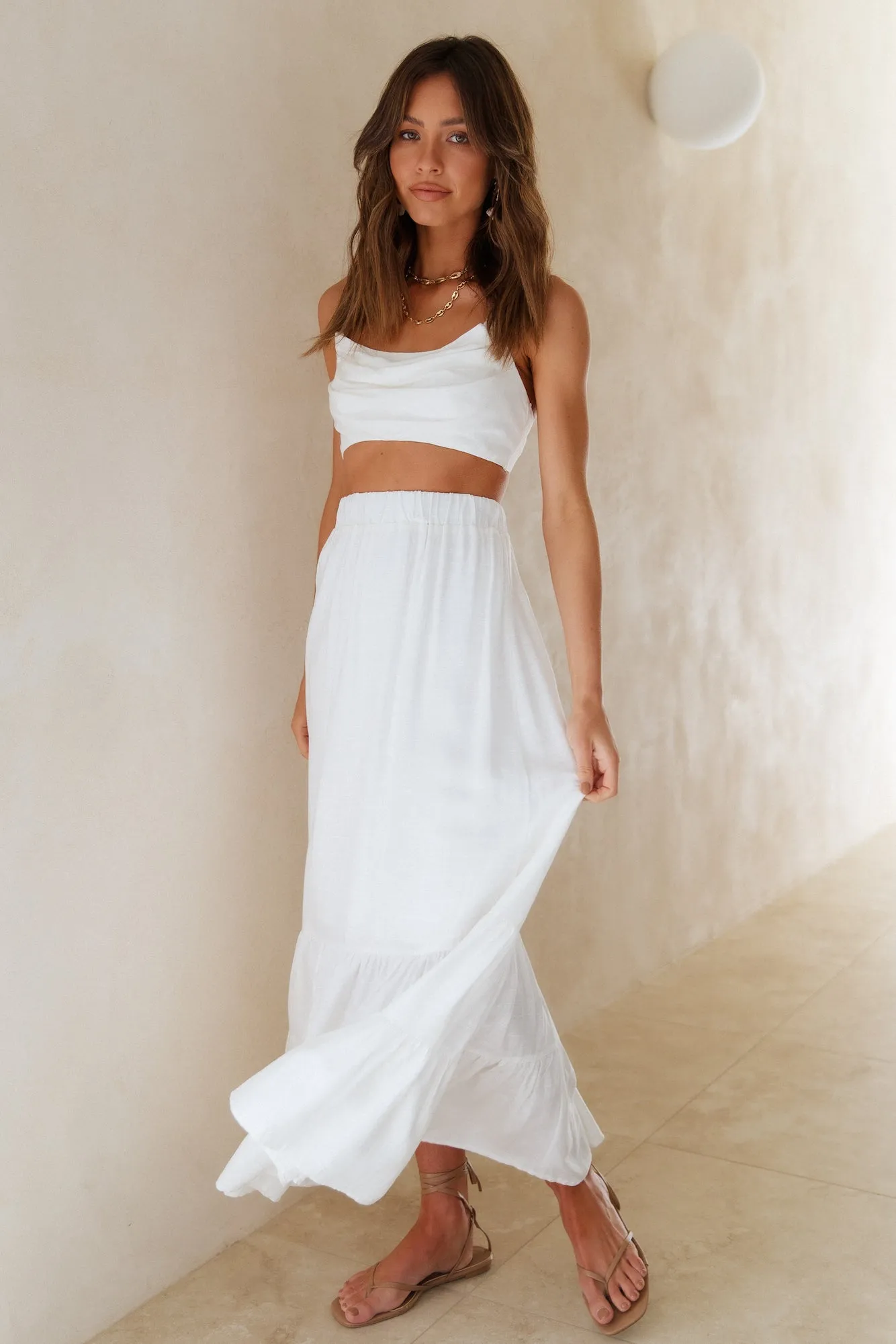 Fixed Focus Crop Top White sold by Fortunate One product image thumbnail 2