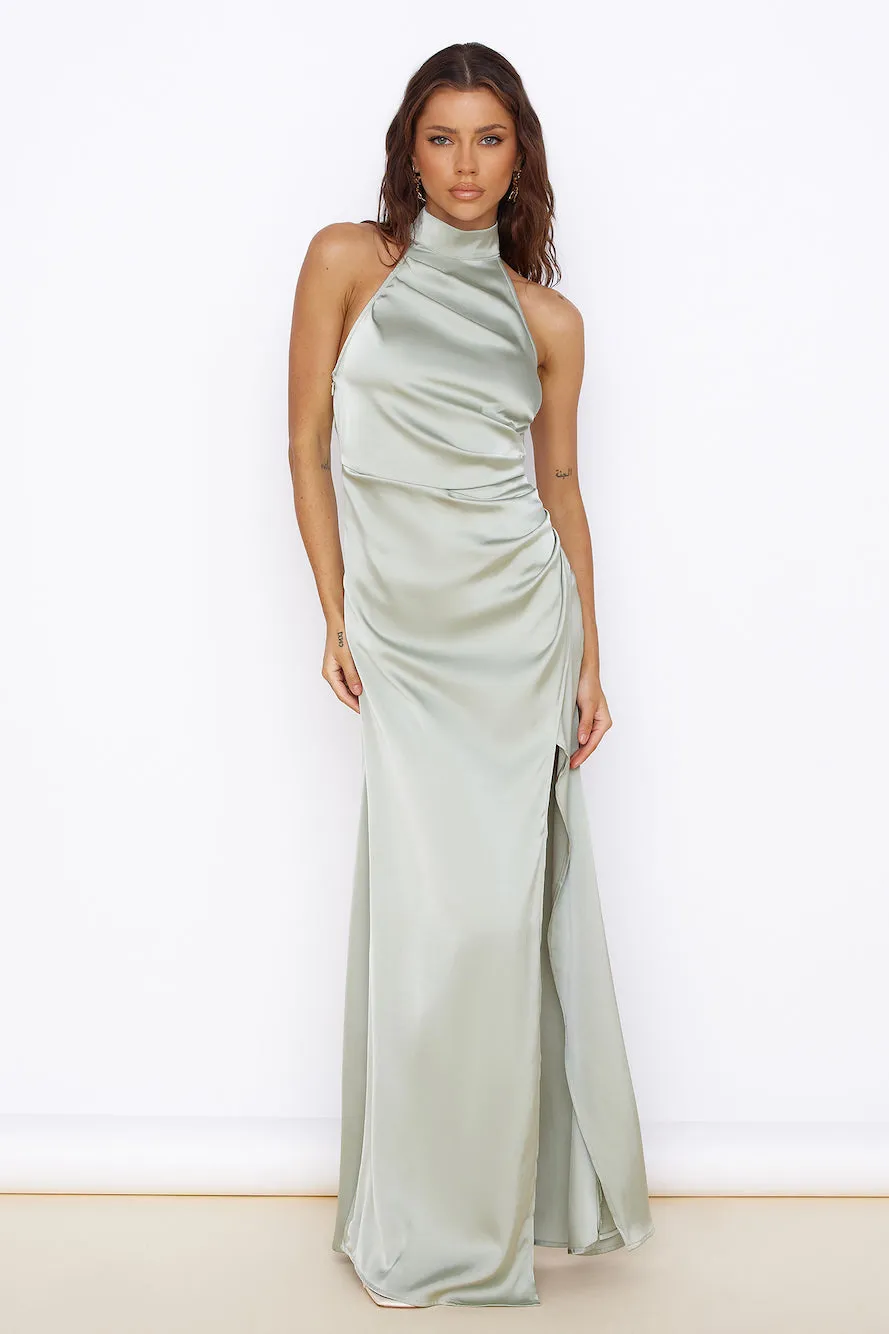 Summer Delight Maxi Dress Sage sold by Fortunate One product image thumbnail 4