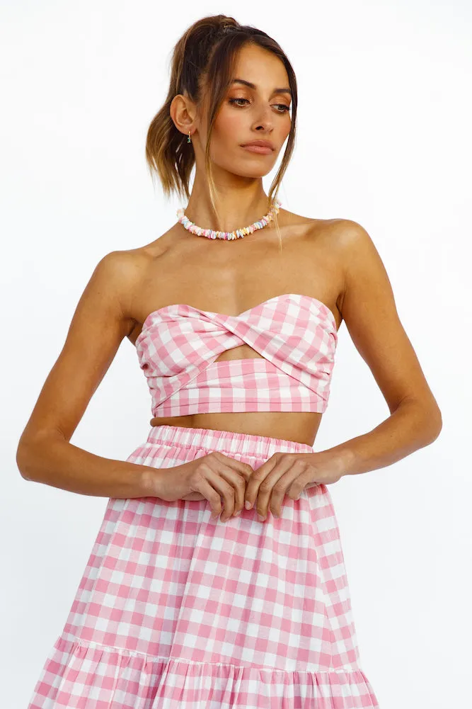 Peach Perfect Crop Top Pink sold by Fortunate One