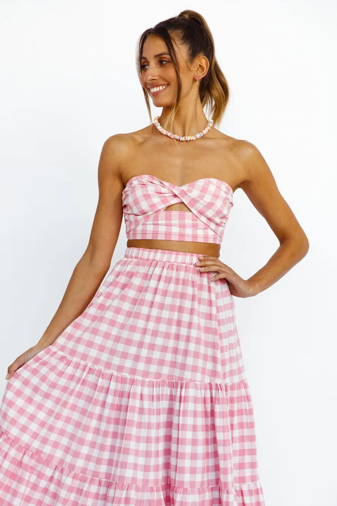 Peach Perfect Crop Top Pink sold by Fortunate One product image thumbnail 5