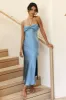 Eastern Skies Maxi Dress Blue sold by Fortunate One