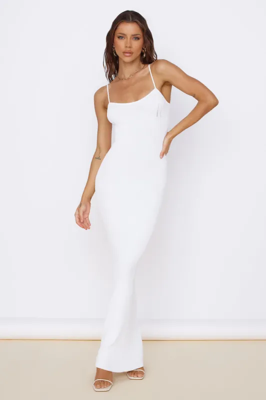 SNDYS Hudson Maxi Dress White sold by Fortunate One