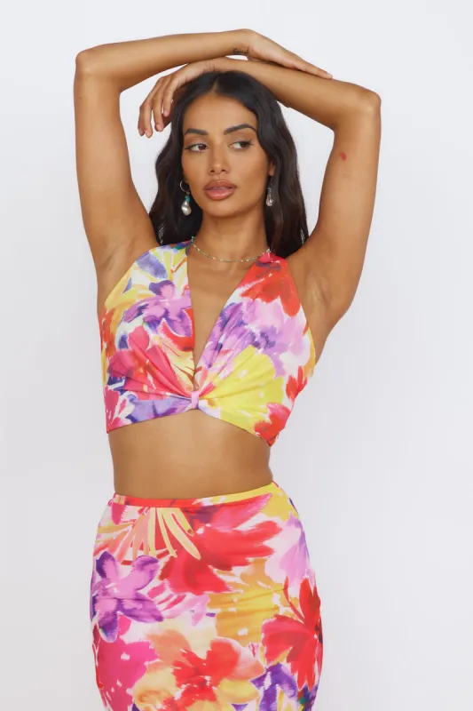 RUNAWAY THE LABEL Romance Top Pink sold by Fortunate One