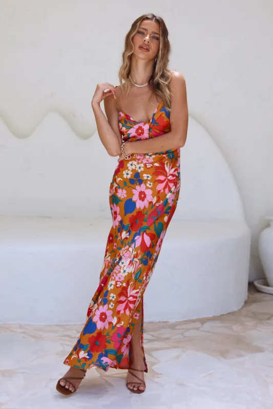 My Muse Maxi Dress Orange sold by Fortunate One