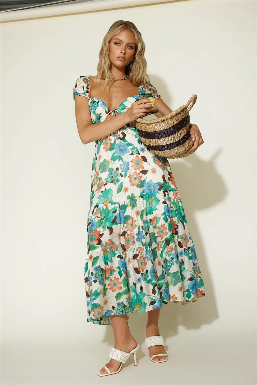 Afternoon Glow Maxi Dress Floral sold by Fortunate One product image thumbnail 2