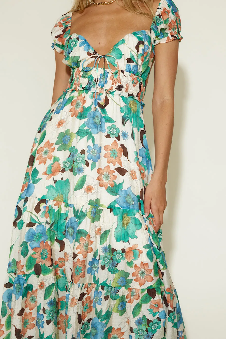Afternoon Glow Maxi Dress Floral sold by Fortunate One product image thumbnail 3