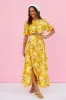 Summer Breeze Maxi Dress Yellow sold by Fortunate One