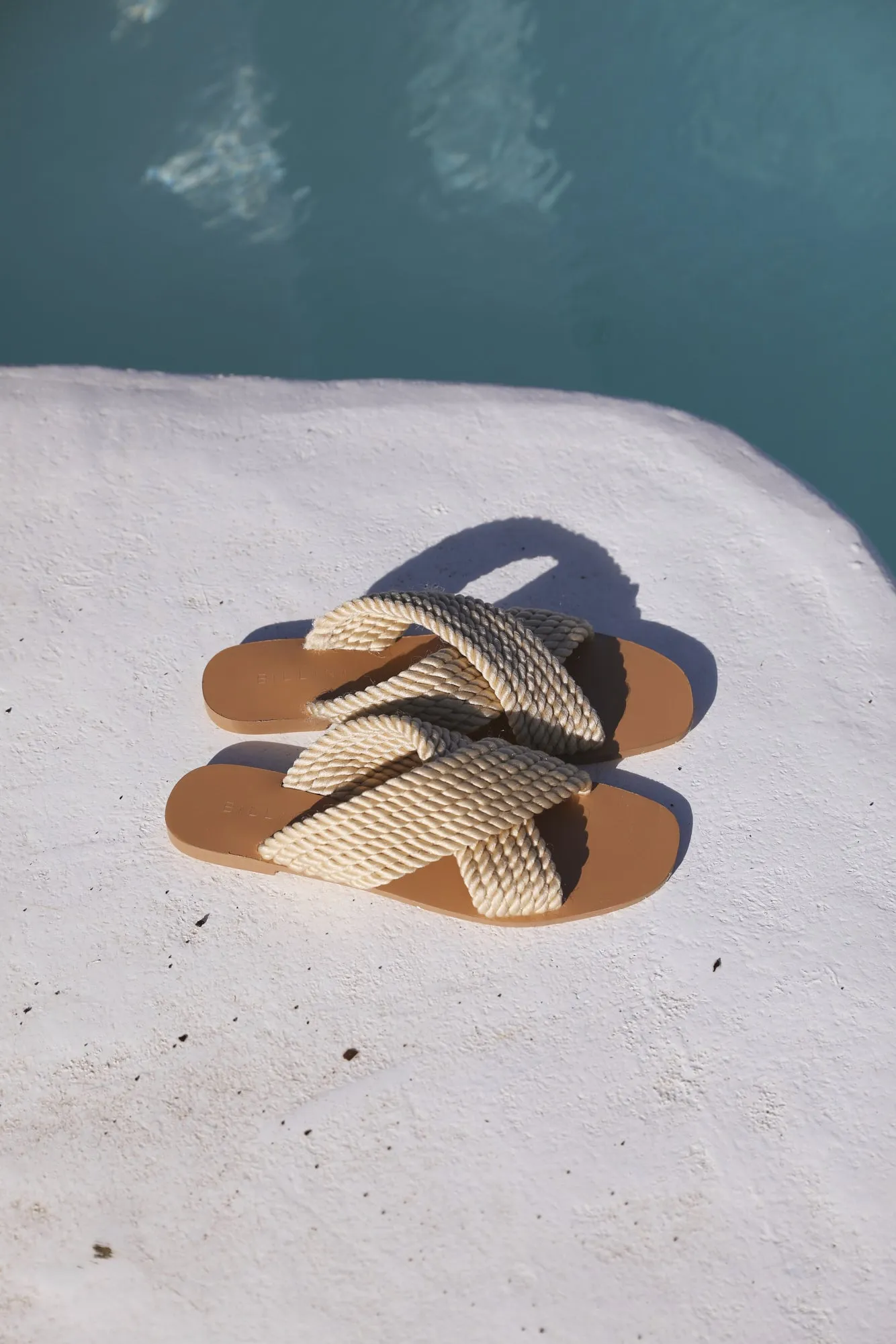 BILLINI Harno Sandal Natural Rope sold by Fortunate One