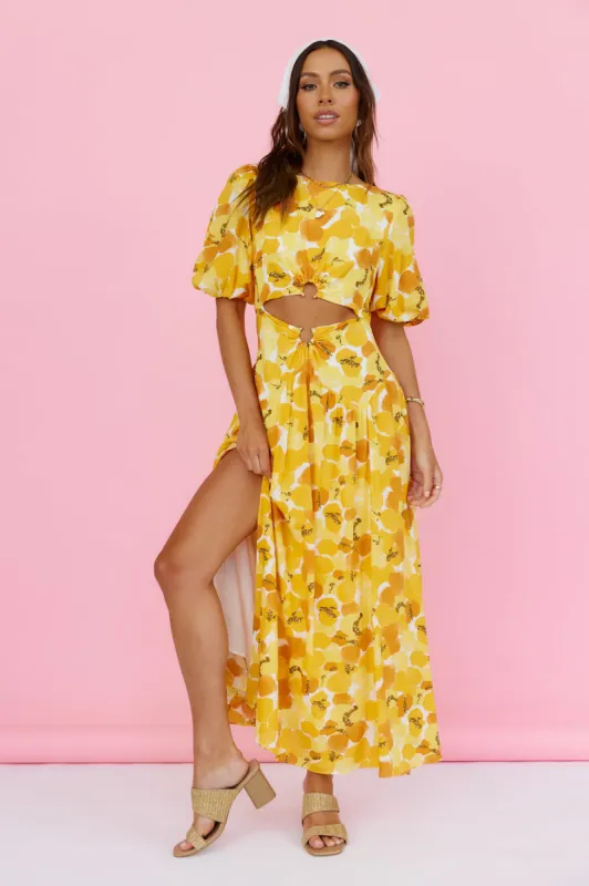 Summer Breeze Maxi Dress Yellow sold by Fortunate One