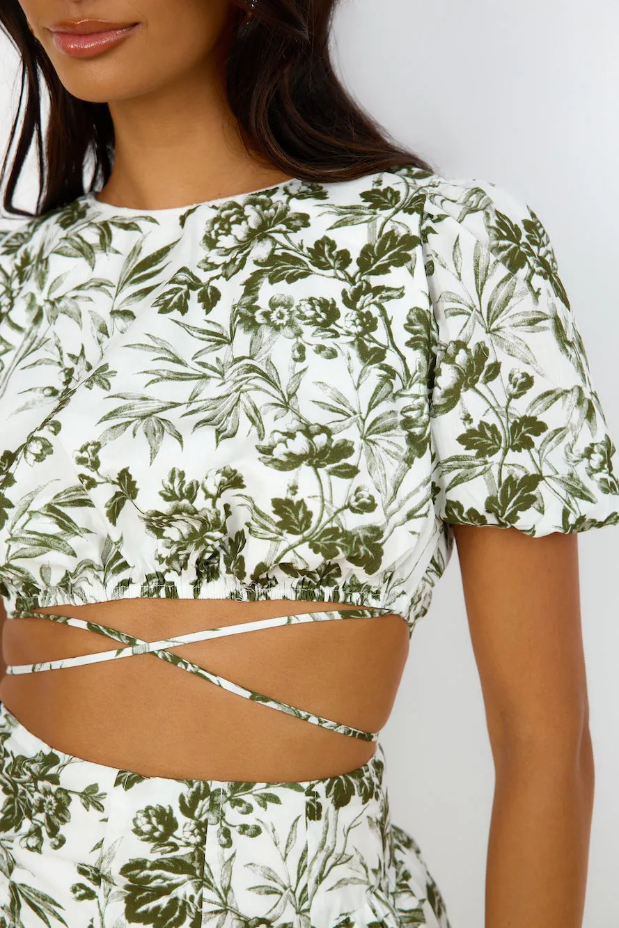 Olive Branch Dress Green sold by Fortunate One product image thumbnail 4