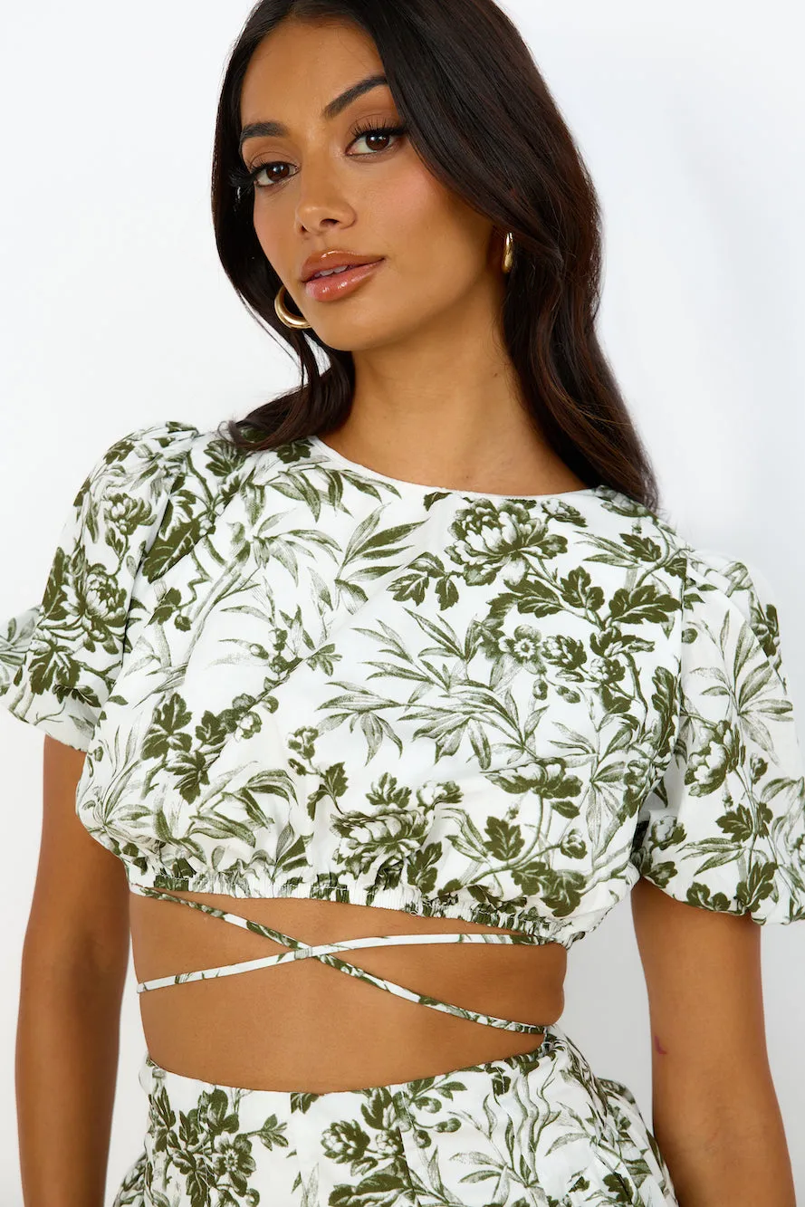 Olive Branch Dress Green sold by Fortunate One product image thumbnail 2