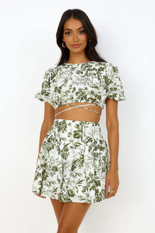 Olive Branch Dress Green sold by Fortunate One