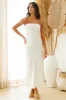 Gleam In Gold Maxi Dress Champagne sold by Fortunate One